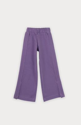 شلوار یکرو لایکرا لمه دار چاک دار (ست با کد 10391)