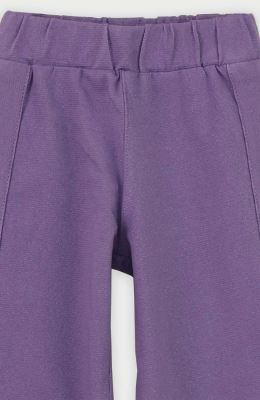 شلوار یکرو لایکرا لمه دار چاک دار (ست با کد 10391)