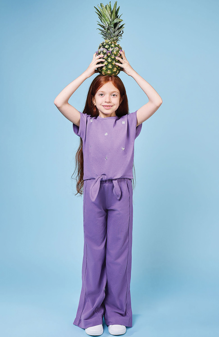 شلوار یکرو لایکرا لمه دار چاک دار (ست با کد 10391)