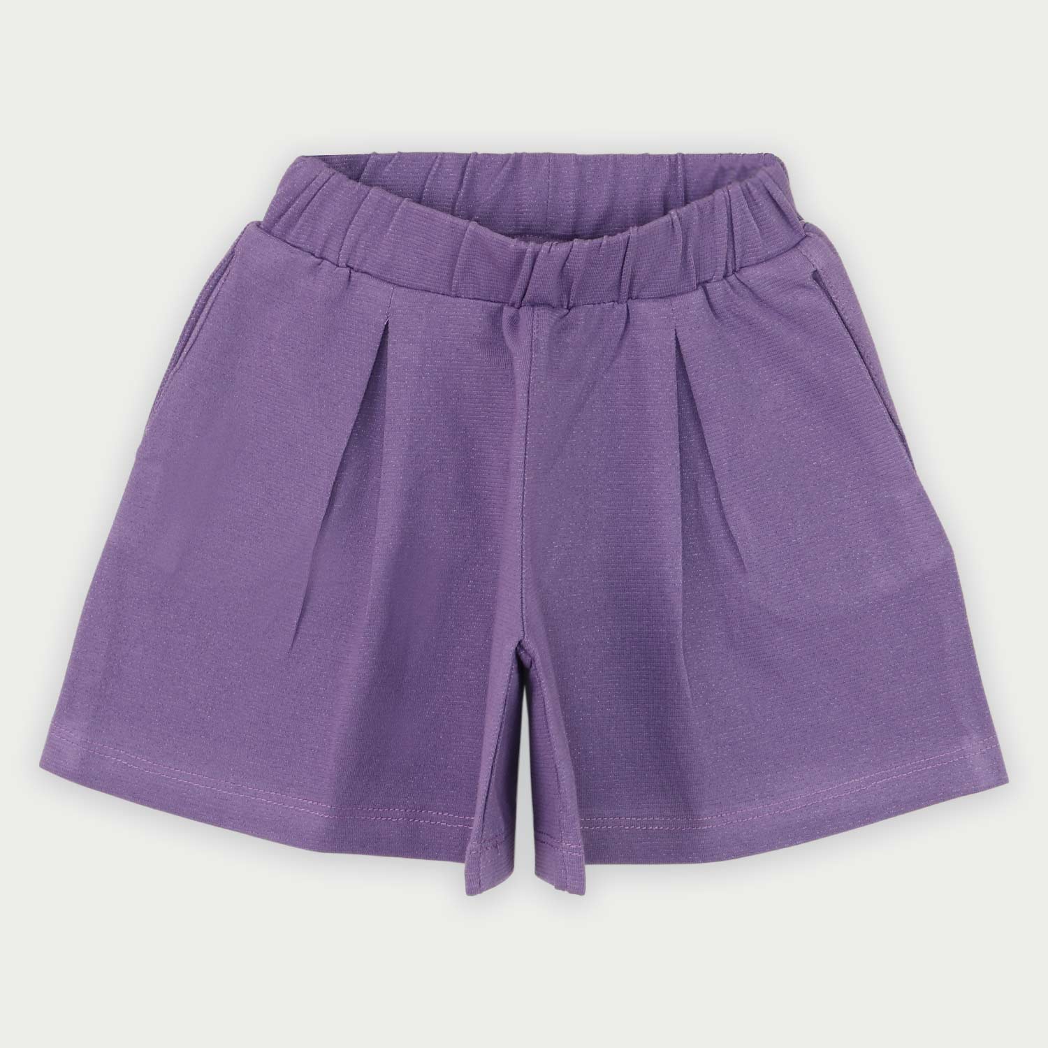 شلوارک یکرو لایکرا لمه دار جیب دار(ست با کد 10395)