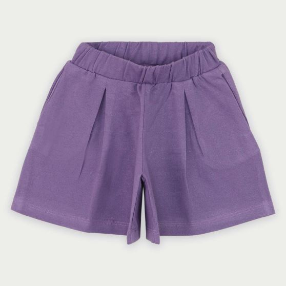 شلوارک یکرو لایکرا لمه دار جیب دار(ست با کد 10395)