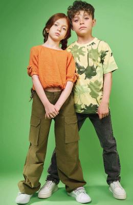 بلوز وال دو لایه پفکی آستین کوتاه