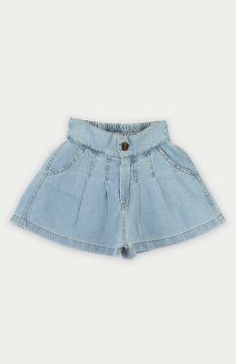 شلوارک جین پیلی دار