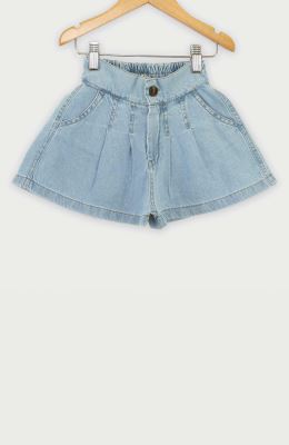 شلوارک جین پیلی دار