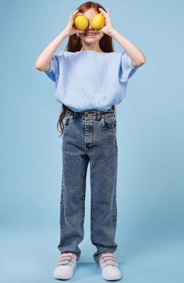 بلوز وال دو لایه پفکی آستین کوتاه