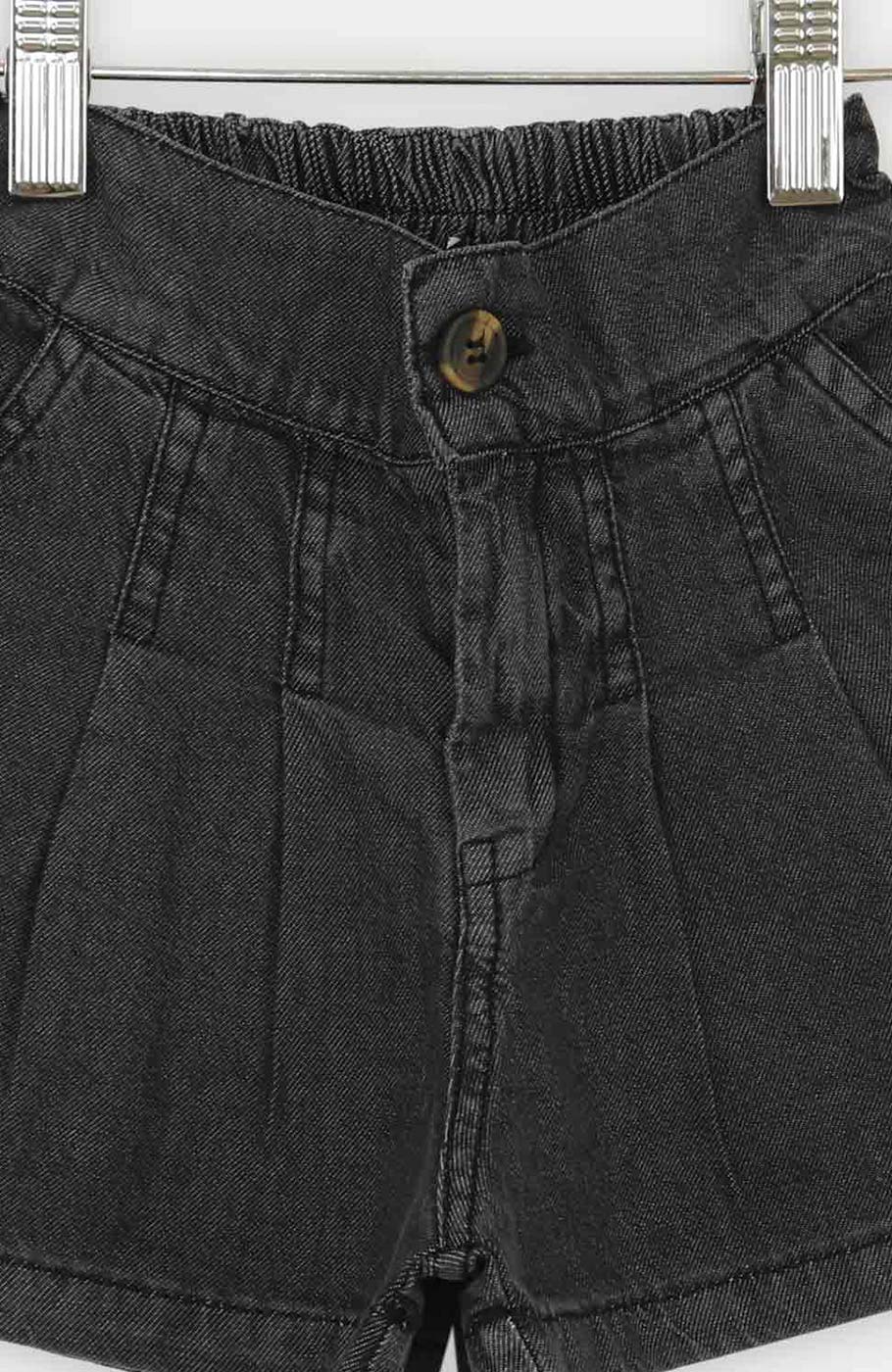 شلوارک جین پیلی دار