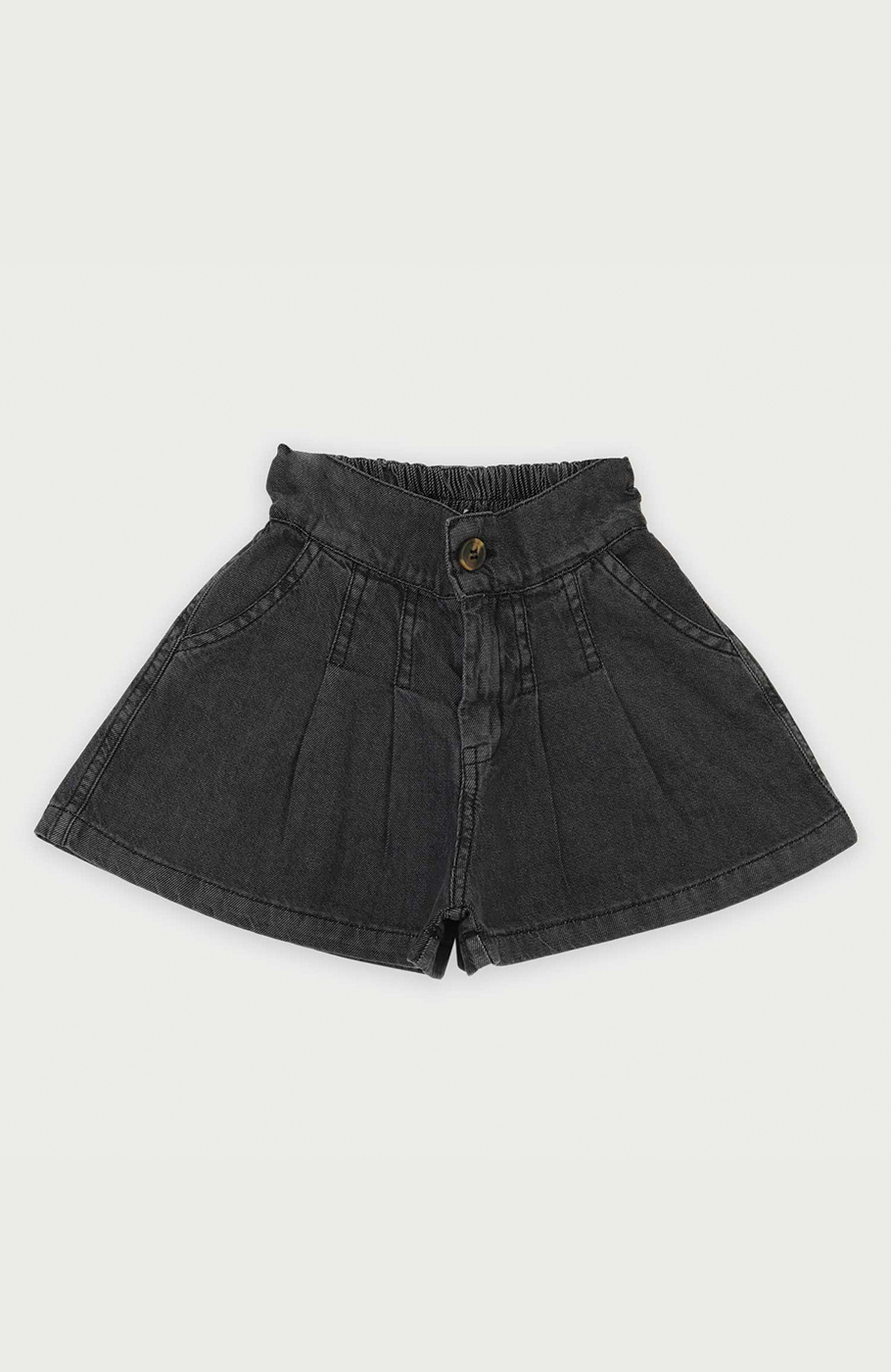 شلوارک جین پیلی دار