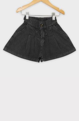 شلوارک جین پیلی دار