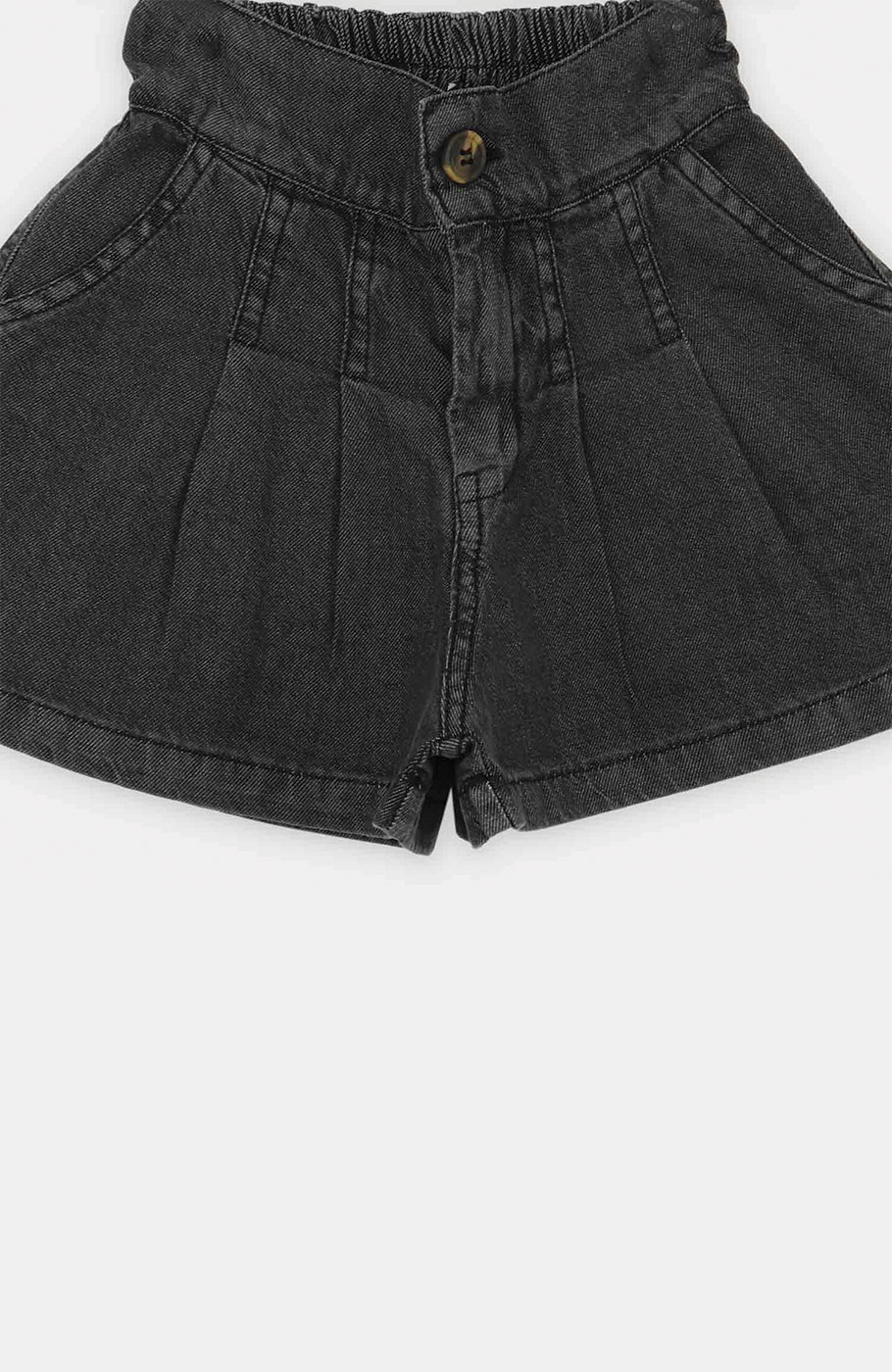 شلوارک جین پیلی دار