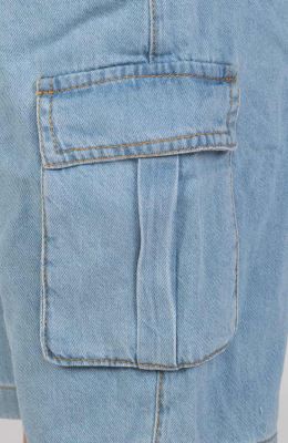 شلوارک جین جیب دار