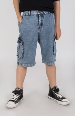 شلوارک جین جیب دار