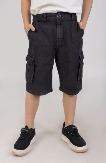 شلوارک جین جیب دار