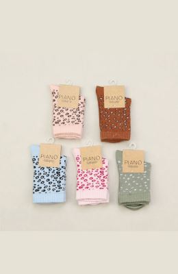 جوراب طرح پلنگی