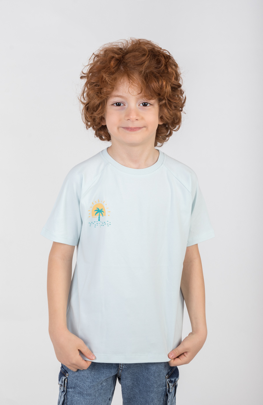 تیشرت یکرو لایکرا آستین رگلان