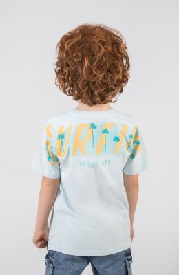 تیشرت یکرو لایکرا آستین رگلان