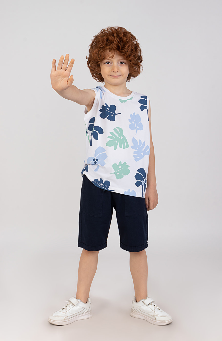 تاپ یکرو لایکرا تمام چاپ هاوایی