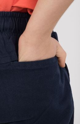 شلوارک کتان دمپا پاکتی