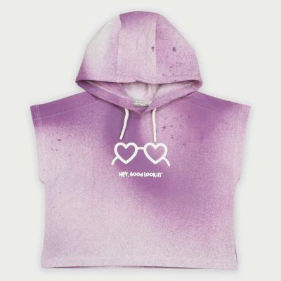 هودی یکرو لایکرا ابروبادی آستین کوتاه(ست با 10404)