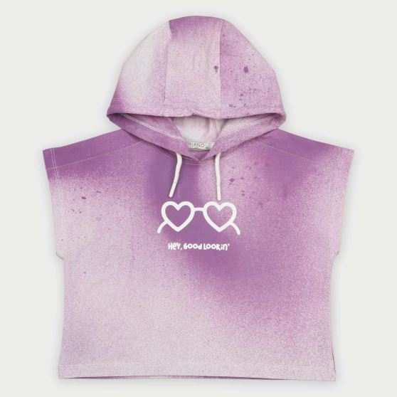 هودی یکرو لایکرا ابروبادی آستین کوتاه(ست با 10404)