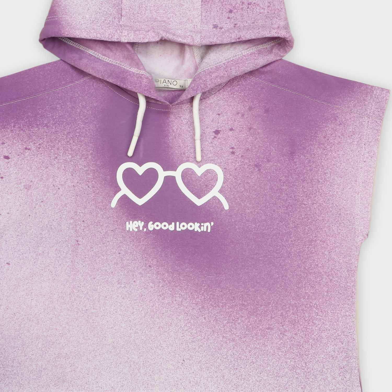 هودی یکرو لایکرا ابروبادی آستین کوتاه(ست با 10404)