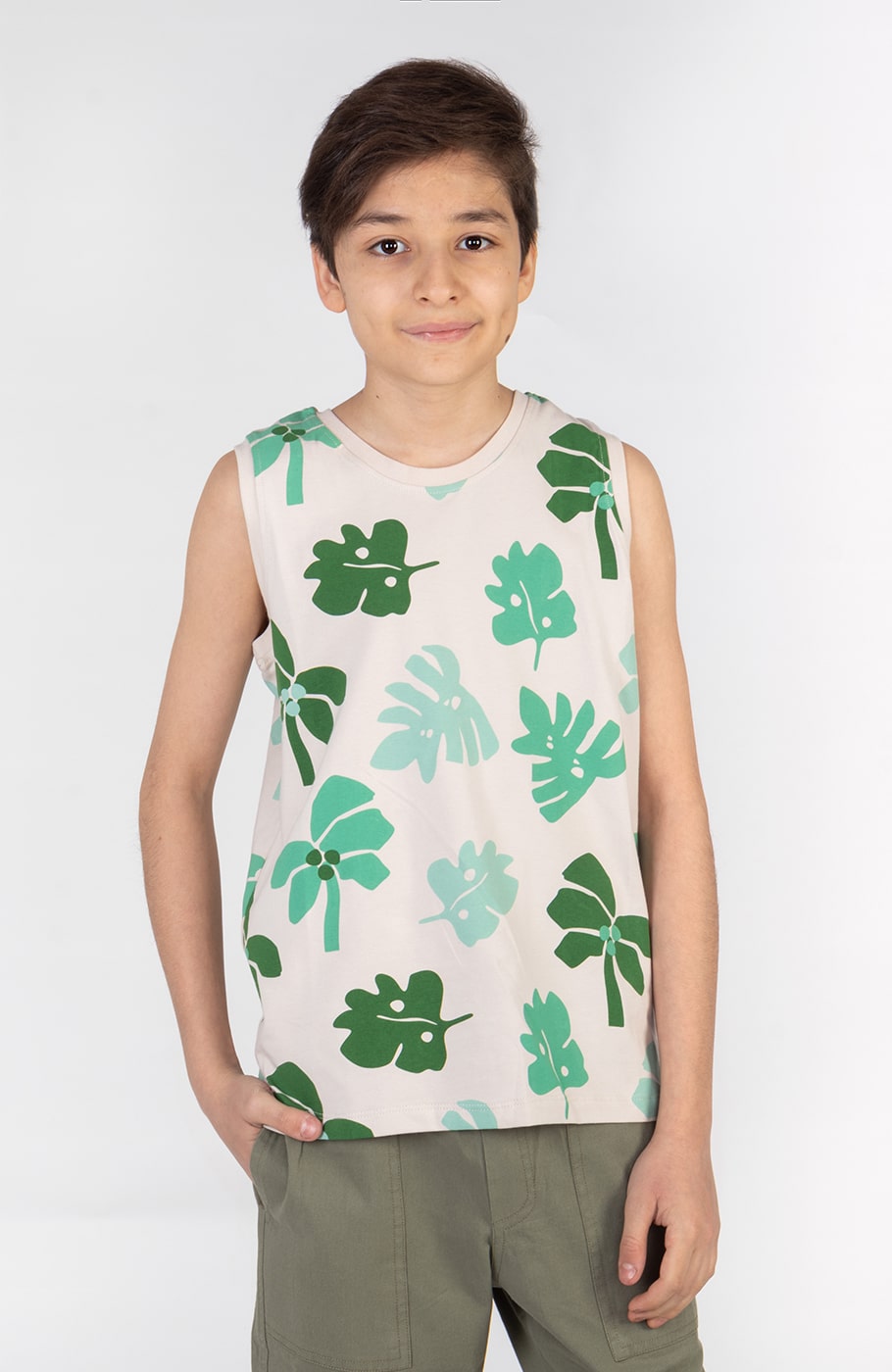 تاپ یکرو لایکرا تمام چاپ هاوایی