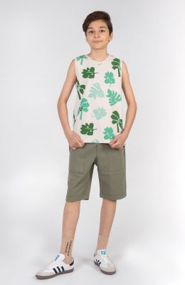 تاپ یکرو لایکرا تمام چاپ هاوایی