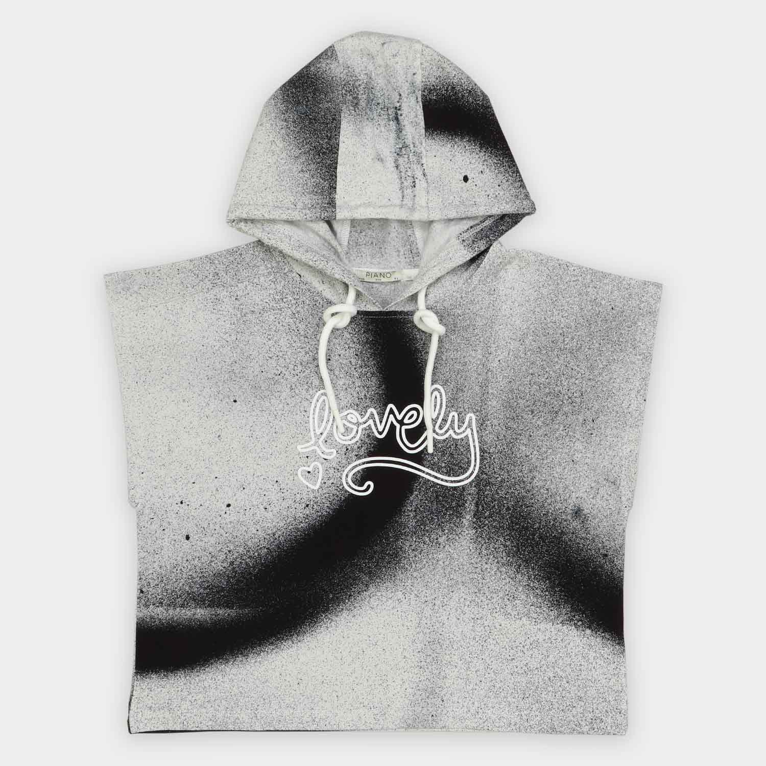 هودی یکرو لایکرا ابروبادی آستین کوتاه(ست با 10406)