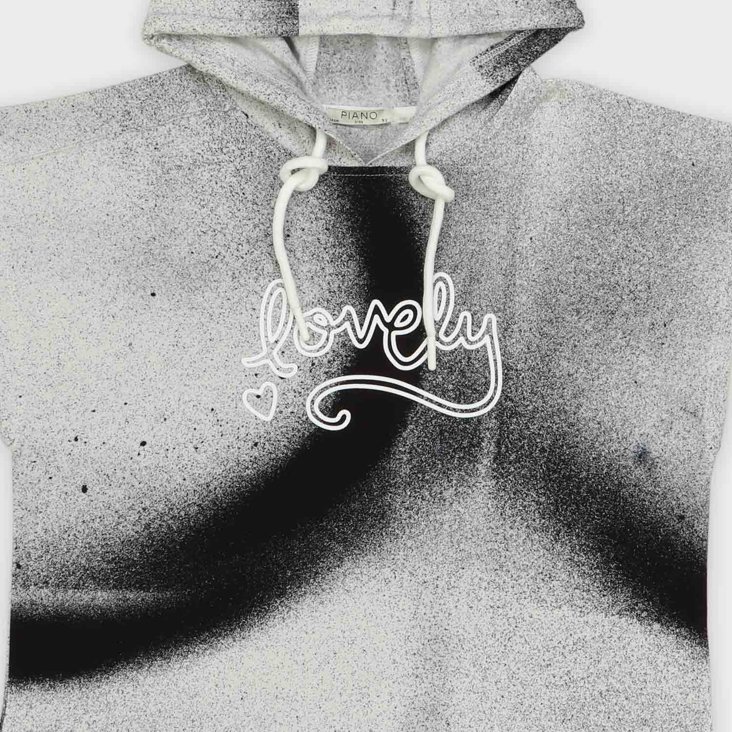 هودی یکرو لایکرا ابروبادی آستین کوتاه(ست با 10406)