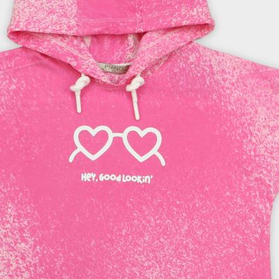 هودی یکرو لایکرا ابروبادی آستین کوتاه(ست با 10404)