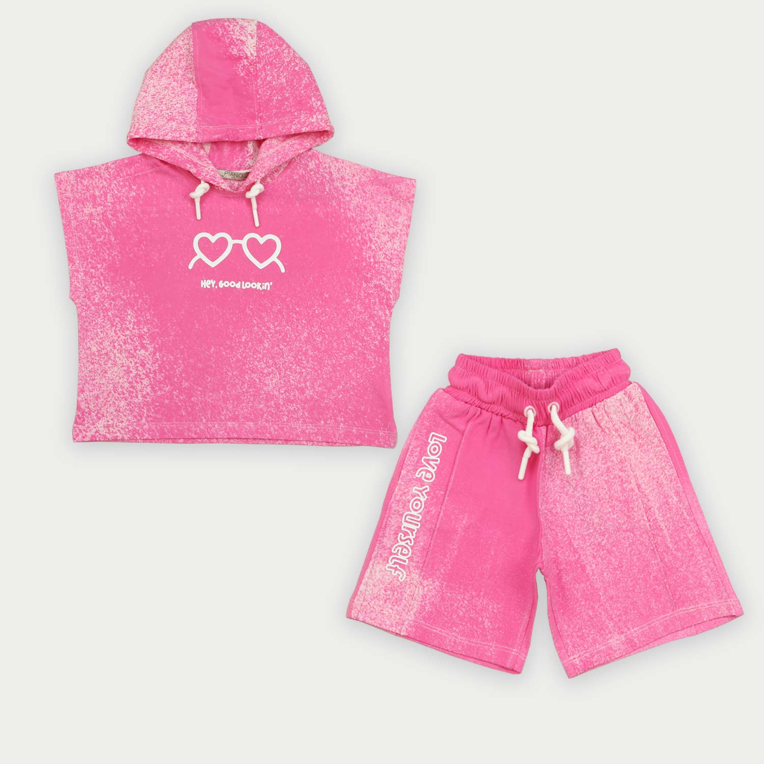 هودی یکرو لایکرا ابروبادی آستین کوتاه(ست با 10404)