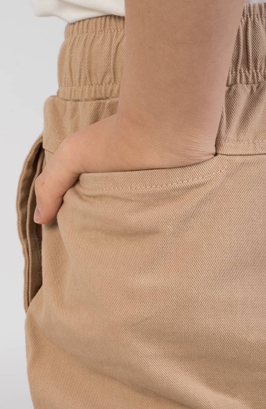 شلوارک کتان دمپا پاکتی