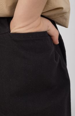 شلوارک کتان دمپا پاکتی