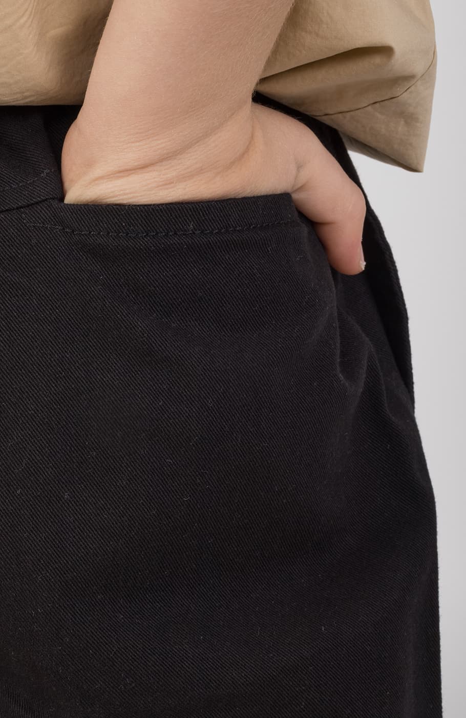 شلوارک کتان دمپا پاکتی