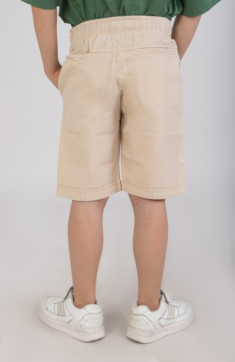 شلوارک کتان دمپا پاکتی