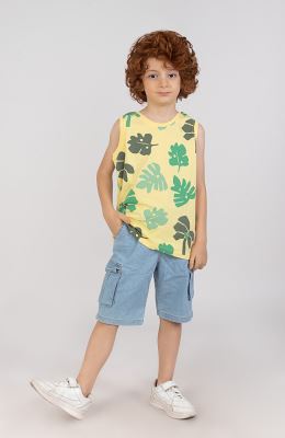 تاپ یکرو لایکرا تمام چاپ هاوایی