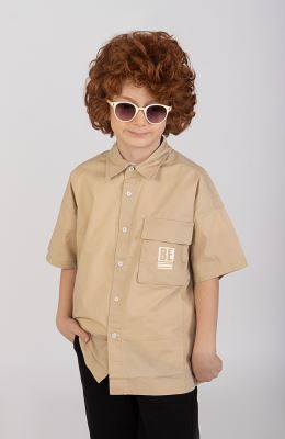 شومیز پوپلین آستین کوتاه