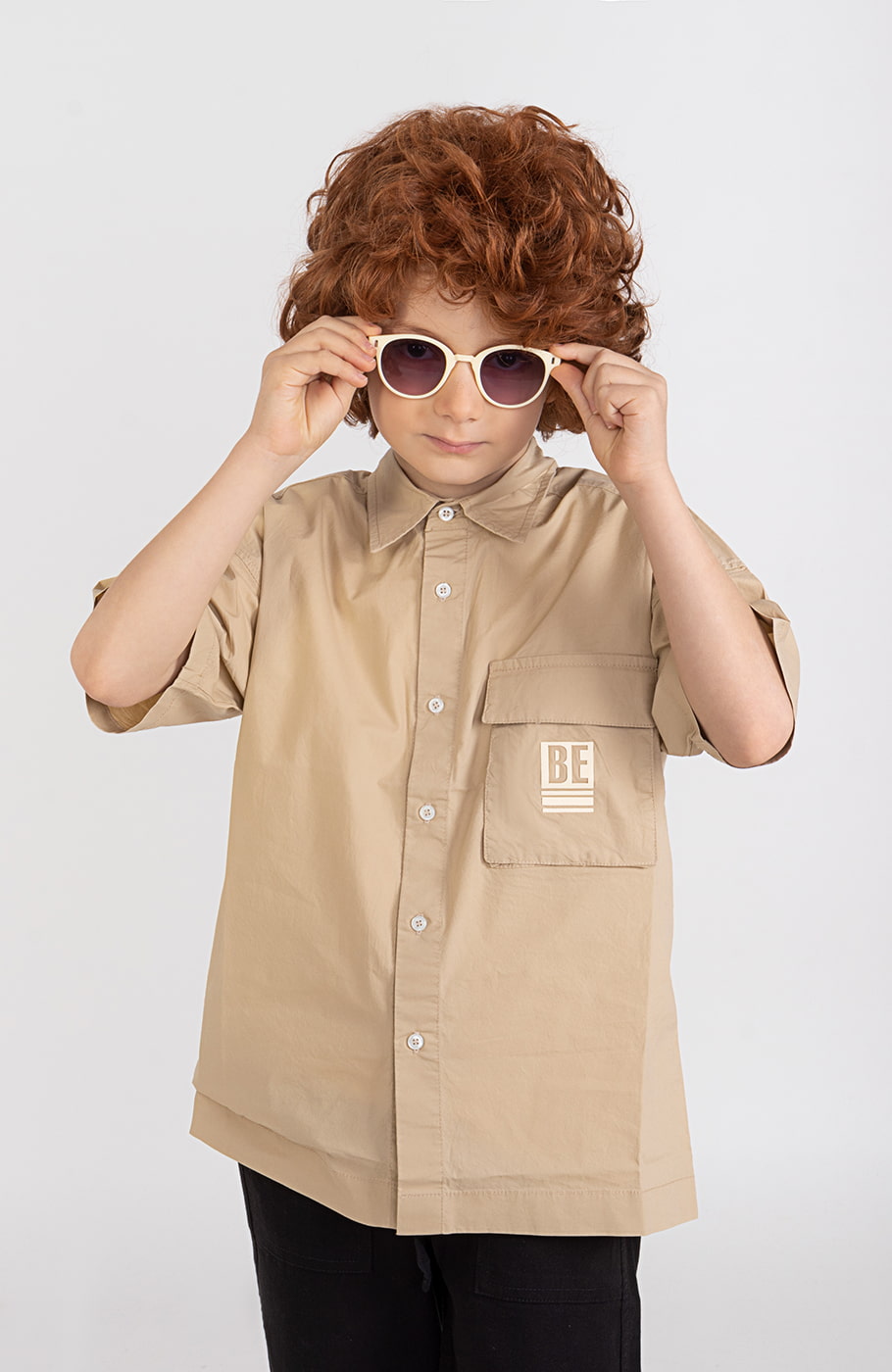 شومیز پوپلین آستین کوتاه