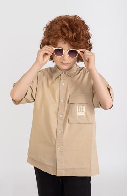 شومیز پوپلین آستین کوتاه