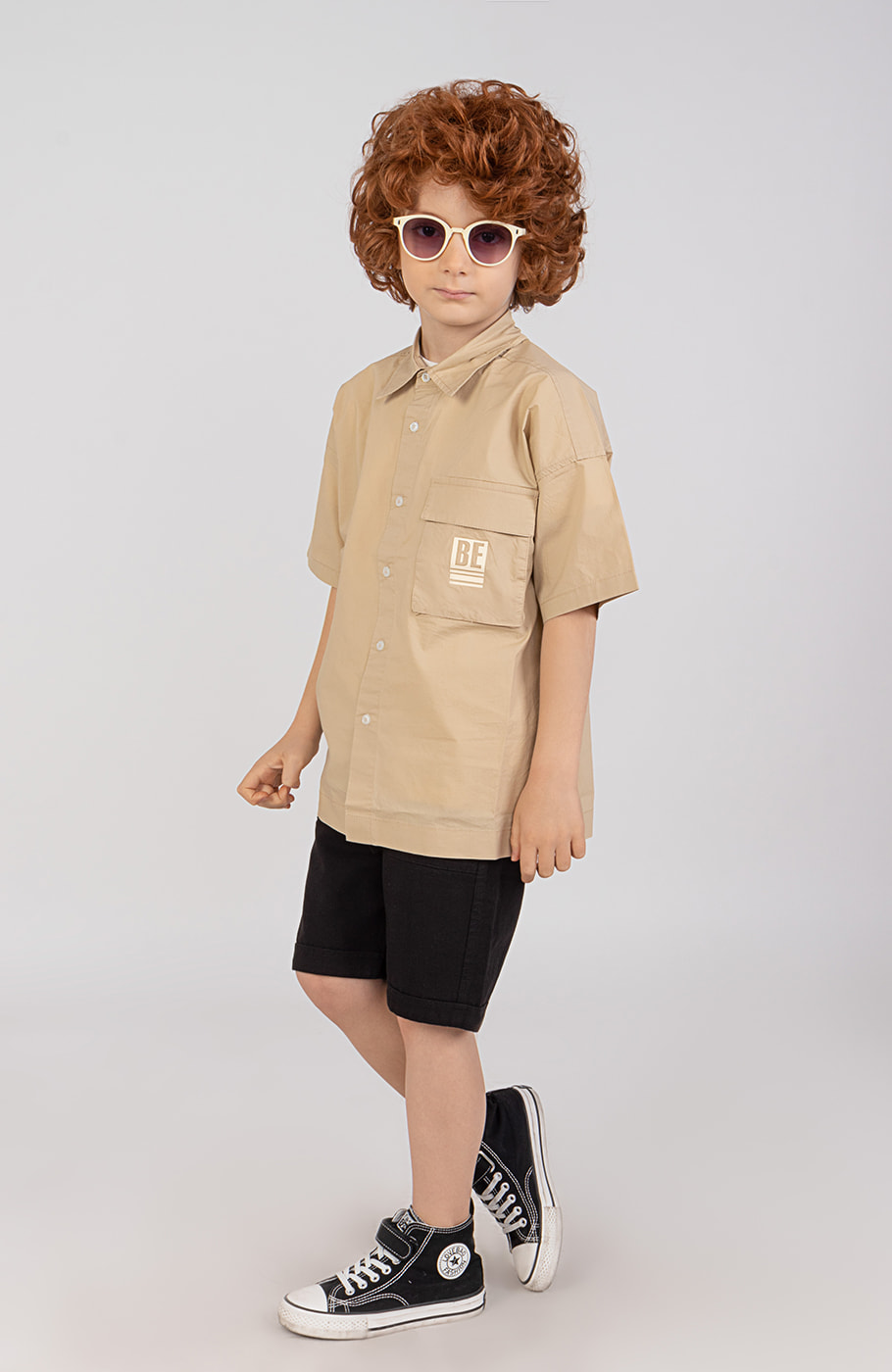 شومیز پوپلین آستین کوتاه