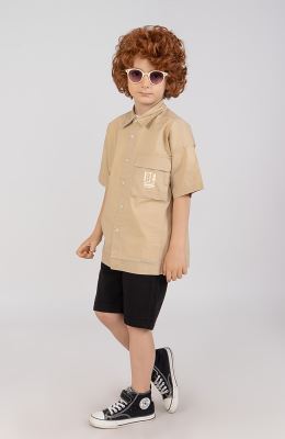 شومیز پوپلین آستین کوتاه