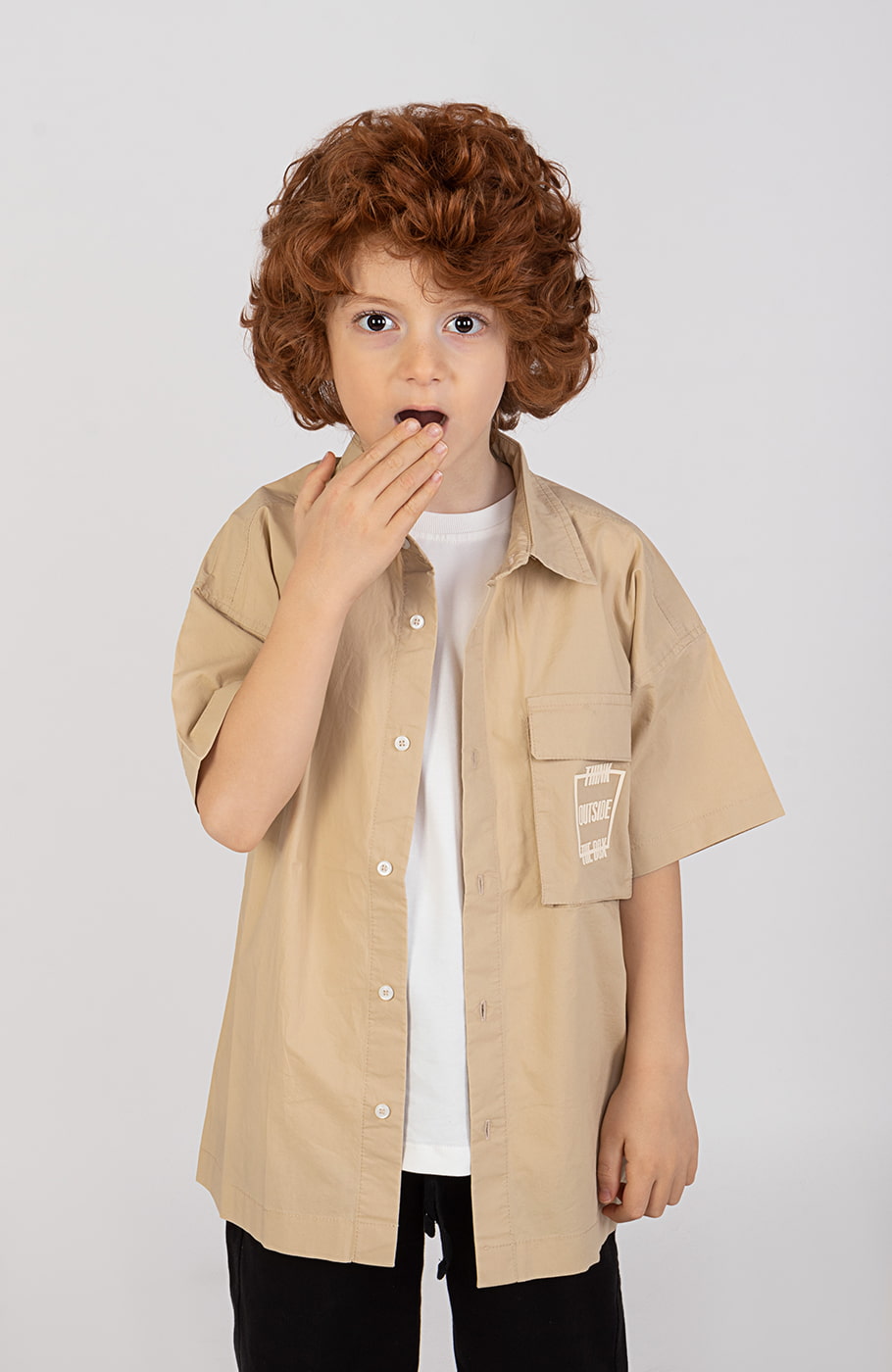 شومیز پوپلین آستین کوتاه