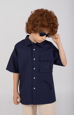 شومیز پوپلین آستین کوتاه