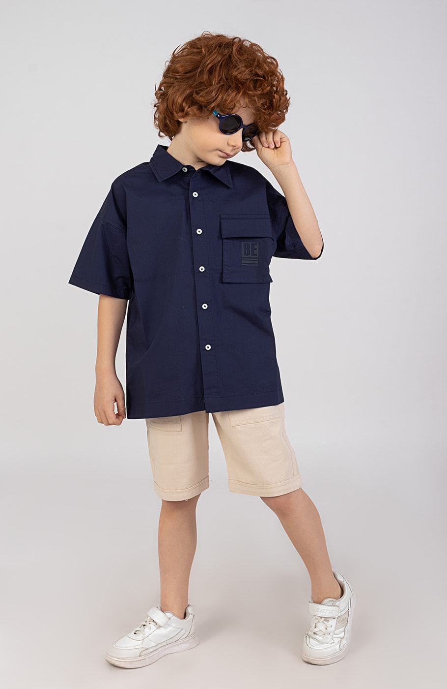 شومیز پوپلین آستین کوتاه