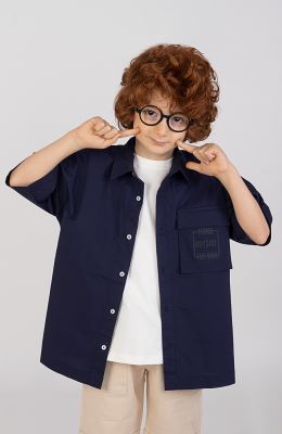 شومیز پوپلین آستین کوتاه