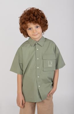 شومیز پوپلین آستین کوتاه