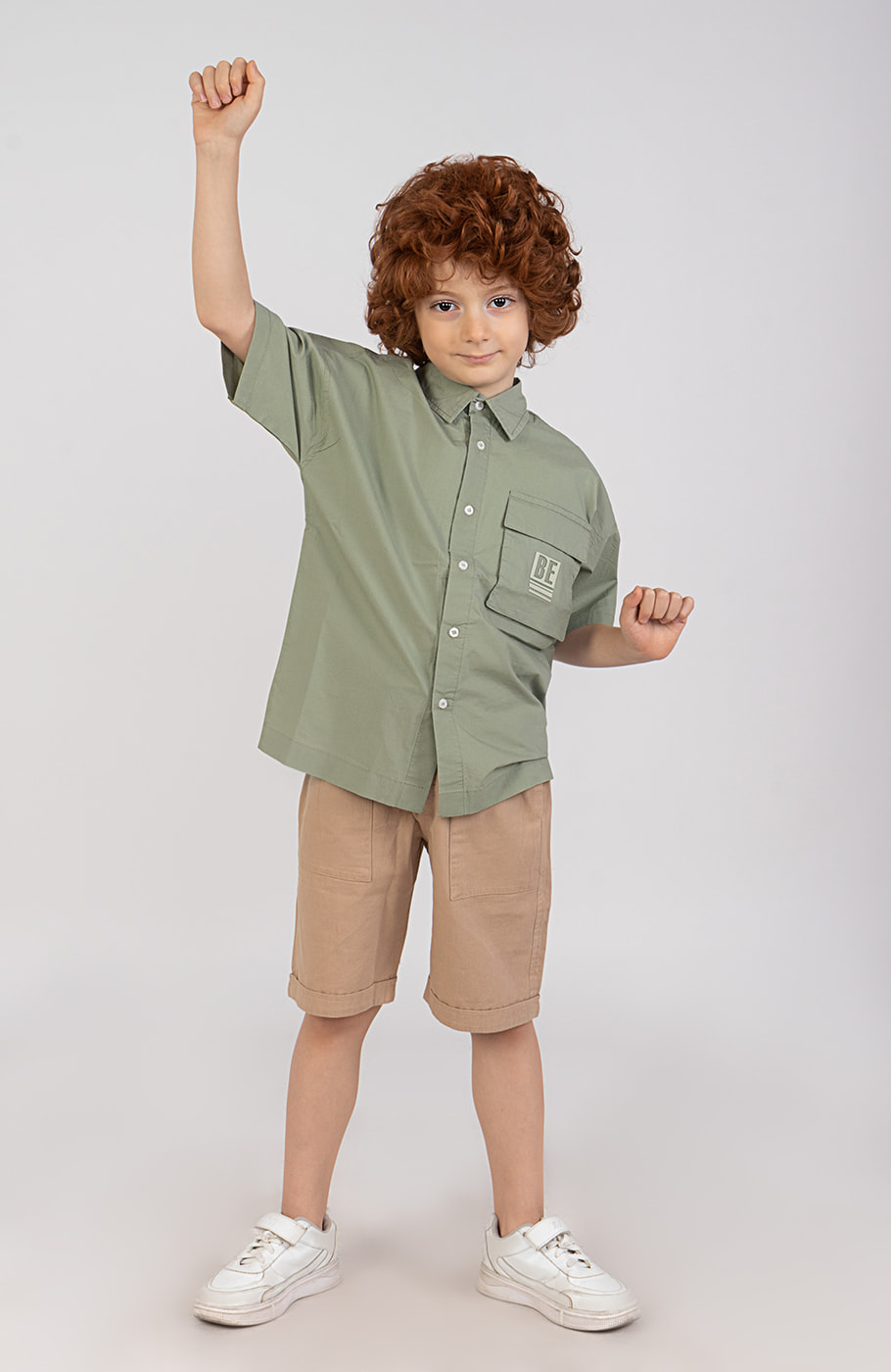 شومیز پوپلین آستین کوتاه