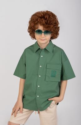 شومیز پوپلین آستین کوتاه