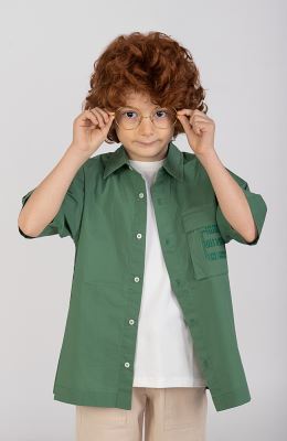 شومیز پوپلین آستین کوتاه