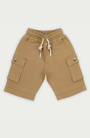 شلوارک کتان جیب دار