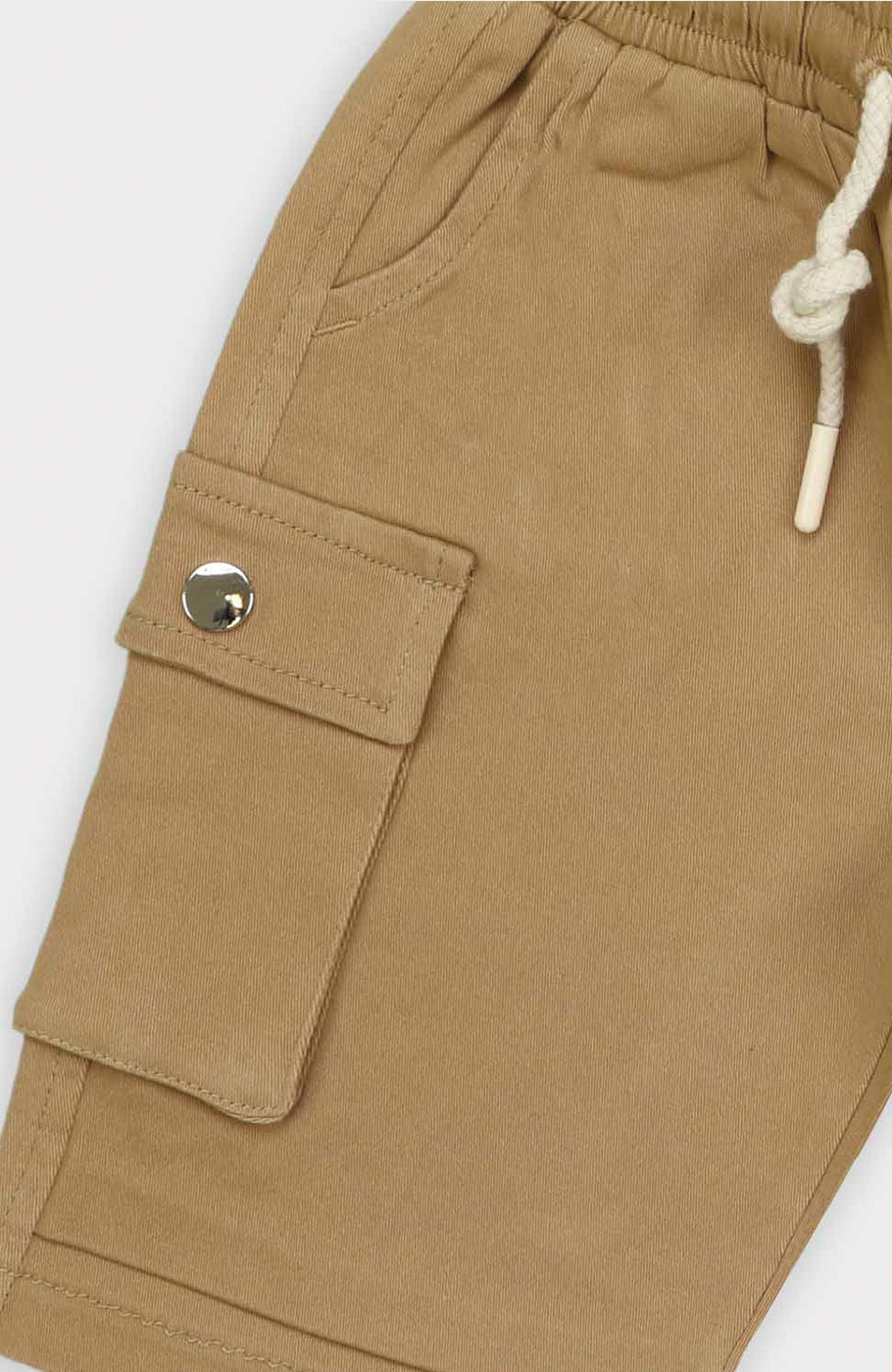 شلوارک کتان جیب دار